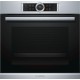Встраиваемая электрическая духовка BOSCH 59.5x59.5x54.8 см, 71л, дисплей, 13 режимов, EcoClean, 3 стекла, сталь