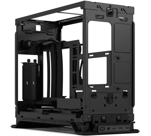 Корпус ПК без блока питания/ Case Fractal Design Era 2, Mini-Tower, 2x120mm, 2xUSB-A 3.0 + 1xUSB 3.2 Type-C, SFX PSU Support, mITX Charcoal Gray