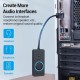 Внешняя звуковая карта Vention USB c регулятором громкости Черная