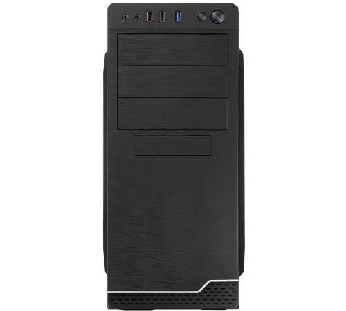 Корпус c блоком питания 450 Ватт/ Case Foxline FL-816, ATX, 3x5.25EXT, 1x3.5EXT, 3x3.5INT, 2xUSB2.0+1xUSB3.0, HDA, w/o FAN, w/450W ATX PSU, w/1.2m EU pwr cord