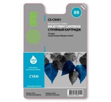 -/ Картридж струйный Cactus CS-C9391 №88 голубой (29мл) для HP DJ Pro K550
