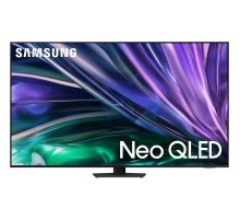 Телевизор ЖК 55'' Samsung/ 55", NeoQLED, Ultra HD, Tizen Smart TV, 120 Hz, HDR10+, Wi-Fi, Voice, DVB-T2/C/S2, Bluetooth, CI+(1.4), FreeSync Premium PRO, 2.2Ch 40W, OTS Lite, 4HDMI, 2USB, Graphite Black 2024