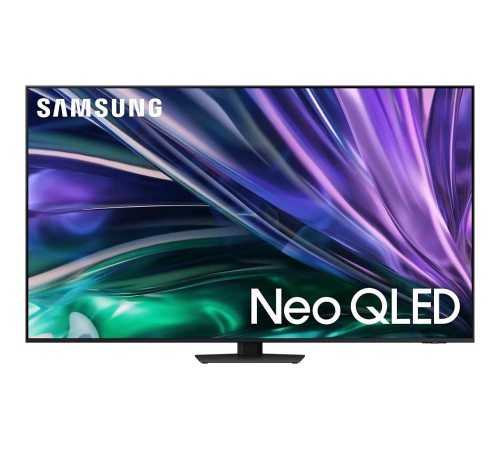 Телевизор ЖК 55'' Samsung/ 55", NeoQLED, Ultra HD, Tizen Smart TV, 120 Hz, HDR10+, Wi-Fi, Voice, DVB-T2/C/S2, Bluetooth, CI+(1.4), FreeSync Premium PRO, 2.2Ch 40W, OTS Lite, 4HDMI, 2USB, Graphite Black 2024