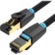Патч-корд Vention прямой SFTP cat.8 RJ45 - 5м. Черный Тканевая оплетка