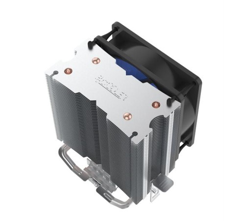 Кулер для процессора PCCooler S93 V2 (100W, 3-pin, 125mm, Al/Cu, 2x6mm, 1x92mm, 48CFM, 22dBA, 2200RPM, S: 1700/1200/115X, AM5/AM4, silver, black)