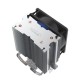 Кулер для процессора PCCooler S93 V2 (100W, 3-pin, 125mm, Al/Cu, 2x6mm, 1x92mm, 48CFM, 22dBA, 2200RPM, S: 1700/1200/115X, AM5/AM4, silver, black)