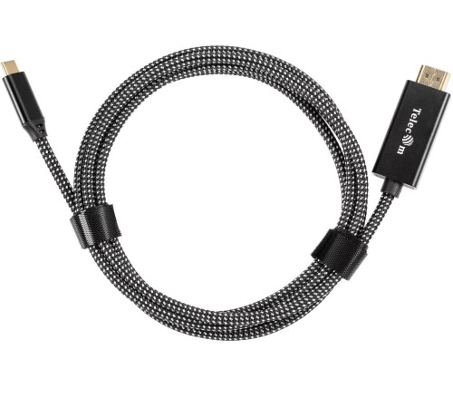 Кабель-адаптер/ Кабель-адаптер USB Type-Cm --> HDMI(m) 4K@120Hz 8K@30Hz, 1.8m Telecom <TCC015M-1.8M> Кабель-адаптер/ Кабель-адаптер USB Type-Cm --> HDMI(m) 4K@120Hz 8K@30Hz, 1.8m Telecom <TCC015M-1.8M>