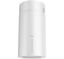 Вытяжка Korting/ Ширина 38,5 см, электронное сенсорное управление Touch Control, 5 режимов, 950 м3/ч., пульт ДУ, таймер, алюминиевый жировой фильтр,  2 LED лампы освещения,  , угольный фильтр в комплекте, цвет - белый