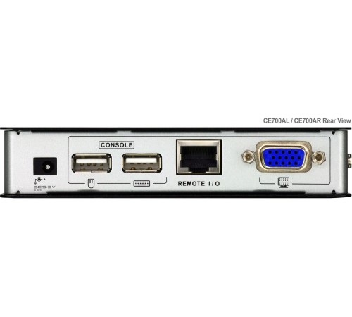 Удлинитель консоли USB (клав.+мышь+мон.) на 150м/ DUAL CONSOLE USB KVM EXTENDER W/1.8M