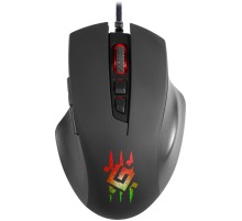 Defender Проводная игровая мышь Wolverine GM-700L RGB,7кнопок,12800dpi