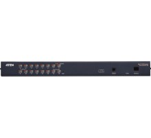 16-портовый КВМ-коммутатор высокой плотности с кабелем Cat 5  KH1516A/KH1516A-AX-G/ 16 Port Cat 5 High Density KVM SW W/POWER