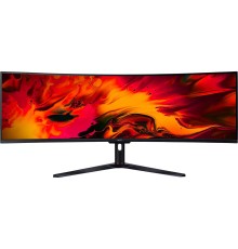 Монитор/ ACER EI491CRSBMIIIPHX 49'', ZeroFrame Yes, Curved 1800R Black, 32:9, VA, 3840x1080, 4ms, 400cd, 144Hz, 1xHDMI(2.0) + 2xHDMI(1.4) + 1xDP(1.2) + Audio Out, Speakers 3Wx2, sync: FreeSync Premium Pro, hdr: HDR 400, hadj 95