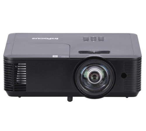 Проектор INFOCUS IN114BBST DLP,3500 lm,XGA,30 000:1,(0.621:1)-короткофокусный,2xHDMI 1.4,VGA in,VGA out,S-video,USB-A(power),3.5mm audio in,3.5mm audio out,RS232, лампа до 15000 ч.,1x10W,2.9 кг