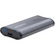 Твердотельный накопитель/ ADATA External SSD SE880, 500GB, Type-C, USB 3.2 Gen2х2, up to R/W 2000/2000 MB/s, 64.8x35x12.5mm, Titanium Gray (5 лет)