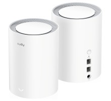Wi-Fi Mesh-система/ AX1800 Wi-Fi 6 Mesh Solution 2-Pack,Chipset MediaTek, Dual-Band, 802.11ax/ac/a/b/g/n,  1201Mbps at 5GHz + 574Mbps at 2.4GHz, 2 Gigabit Ethernet Ports, 4 internal antennas,  MU-MIMO, DDNS, Zerotier/Wireguard/OpenVPN/IPSec/L2TP/PPTP VPN,
