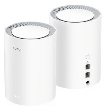 Wi-Fi Mesh-система/ AX1800 Wi-Fi 6 Mesh Solution 2-Pack,Chipset MediaTek, Dual-Band, 802.11ax/ac/a/b/g/n,  1201Mbps at 5GHz + 574Mbps at 2.4GHz, 2 Gigabit Ethernet Ports, 4 internal antennas,  MU-MIMO, DDNS, Zerotier/Wireguard/OpenVPN/IPSec/L2TP/PPTP VPN,