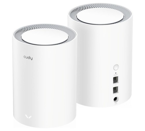 Wi-Fi Mesh-система/ AX1800 Wi-Fi 6 Mesh Solution 2-Pack,Chipset MediaTek, Dual-Band, 802.11ax/ac/a/b/g/n, 1201Mbps at 5GHz + 574Mbps at 2.4GHz, 2 Gigabit Ethernet Ports, 4 internal antennas, MU-MIMO, DDNS, Zerotier/Wireguard/OpenVPN/IPSec/L2TP/PPTP VPN, Wi-Fi Mesh-система/ AX1800 Wi-Fi 6 Mesh Solution 2-Pack,Chipset MediaTek, Dual-Band, 802.11ax/ac/a/b/g/n, 1201Mbps at 5GHz + 574Mbps at 2.4GHz, 2 Gigabit Ethernet Ports, 4 internal antennas, MU-MIMO, DDNS, Zerotier/Wireguard/OpenVPN/IPSec/L2TP/PPTP VPN,