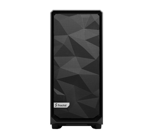 Корпус ПК без блока питания/ Case Fractal Design Meshify 2 Compact TG Light Tint, Midi-Tower, 1x120mm + 2x140mm, 2xUSB-A 3.2 + 1xUSB 3.2 Type-C ATX, mATX, mITX Black