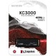Твердотельный накопитель/ Kingston SSD KC3000, 4096GB, M.2(22x80mm), NVMe, PCIe 4.0 x4, 3D TLC, R/W 7000/7000MB/s, IOPs 1 000 000/1 000 000, DRAM buffer 4096MB, TBW 3200, DWPD 0.71, with Heat Spreader (60 мес)
