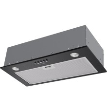 ВЫТЯЖКА MAUNFELD CROSBY SINGL 60 BLACK/ Полновстраиваемая, 60см, 850 м3, кнопочное управление, LED, площадь кухни до 30м2, опция: угольный фильтр CF140C-2шт, черная