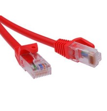 Патч-корд экранированный CAT6 F/UTP 4х2, LSZH, красный, 5.0м