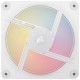 Кулер для корпуса/ Case Cooler Corsair iCUE LINK LX120-R RGB Reverse (120x120x25mm, 4-pin PWM, RGB, 66.7CFM, 37.7dBA, 2400RPM, White, 3pcs)