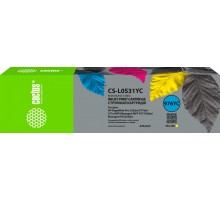 -/ Картридж струйный Cactus CS-L0S31YC 976YC желтый (245мл) для HP PageWide P55250dw/ P57750dw MFP Mana