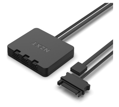 Комплект кулеров для корпуса ПК/ Case Cooler NZXT F120 RGB DUO Triple Pack (120x120x25mm, 4-pin PWM, RGB, 48.58CFM, 29dBA, 1800RPM, White, 3pcs)