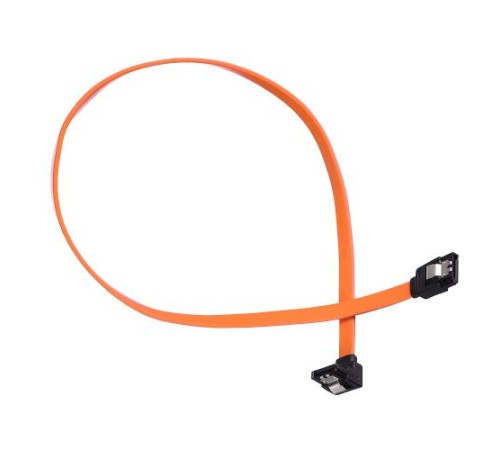 Кабель/ Кабель GoPower SATA (m)-SATA (m) 0.5м силикон ver.3.0 оранжевый в пакете (1/250)
