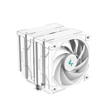 Кулер для процессора DEEPCOOL AK620 WH LGA20XX/1700/1200/115X/AM5/AM4 (8шт/кор, TDP 260W, PWM, DUAL Fan 120mm, 6 тепл. трубок, белый) RET (R-AK620-WHNNMT-G-1)