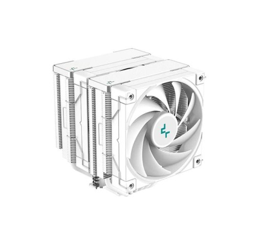 Кулер для процессора DEEPCOOL AK620 WH LGA20XX/1700/1200/115X/AM5/AM4 (8шт/кор, TDP 260W, PWM, DUAL Fan 120mm, 6 тепл. трубок, белый) RET (R-AK620-WHNNMT-G-1)