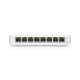 Коммутатор/ 8-port, Layer 2 PoE switch supporting silent fanless cooling. 52W total PoE availability