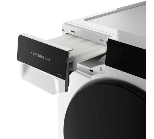 Стиральная машина KUPPERSBERG/ Стиральная машина KUPPERSBERG, High-Tech, загрузка 12 кг, 16 программ, 1200 об/мин. сенсорное управление, инверторный двигатель, функция пара, отложенный старт, самодиагностика, блокировка от детей, энергоэффективность А+++,