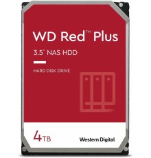 Жесткий диск/ HDD WD SATA3 4Tb NAS Red Plus 5400 256Mb 1 year warranty