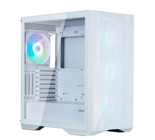 Корпус ZALMAN Z9 Iceberg MS, EATX, WHITE, WINDOW, 4x3.5", 5x2.5", 2xUSB2.0, 2xUSB3.0, 1xUSB 3.1 Gen2 Type-C, FRONT 3x140mm ARGB, REAR 1x140mm ARGB
