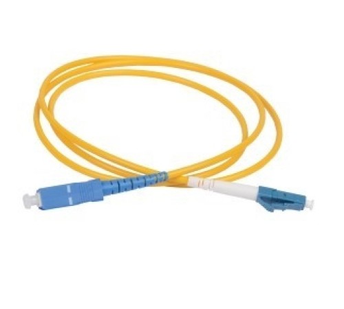 Оптический патч-корд, SM, 9/125 (OS2), LC/UPC-SC/UPC, (Simplex), LSZH, 3м