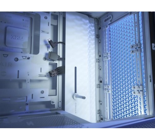Корпус без блока питания/ Case Corsair Frame 4000D, Midi-Tower, TG, no fan, 2xUSB-A 3.2, 1xUSB 3.2 Type-C, E-ATX, ATX, mATX, mITX White