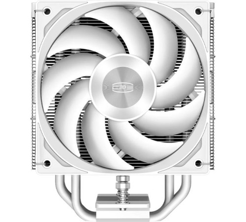 Кулер для процессора PCCooler RZ400 V2 WH, 120mm FAN, 4 HEAT PIPES, 4-PIN PWM, 500-2200 RPM, 32 DBA, FDB BEARING, LGA 1851/1700/1200/115X, AMD AM5/AM4