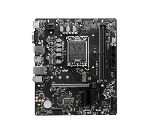Материнская плата MSI PRO B760M-E LGA1700/B760/2xDDR5/mATX/HDMI, VGA