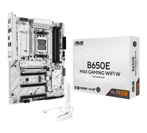 Материнская плата/ B650E MAX GAMING WIFI W Материнская плата/ B650E MAX GAMING WIFI W