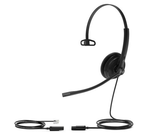 Гарнитура YEALINK YHS34 Lite Mono Моно, Проводная, HD звук, QD, RJ9, шт