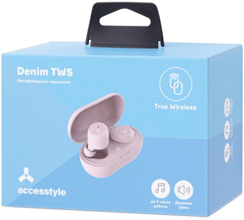 Беспроводные наушники Accesstyle Denim TWS Pink Беспроводные наушники Accesstyle Denim TWS Pink