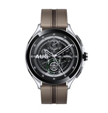 Смарт-часы Xiaomi Watch 2 Pro - 4G LTE Silver Case with Brown Leather Strap M2233W1 (BHR7210GL) (Вскрытая упаковка)