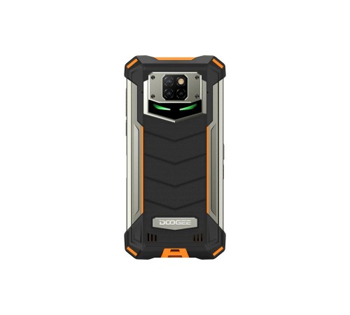 Doogee S88Plus Fire Orange, 6.3'' 1080x2340, 2.1GHz, 8 Core, 8GB RAM, 128GB, up to 256GB flash, 48 МП + 8 МП + 8МП/16Mpix, 2 Sim, 2G, 3G, LTE, BT v4.2, Wi-Fi, NFC, GPS, Type-C, 10000 мА·ч, Android 10, 372 г, 171,6 ммx85,5 ммx18.7 мм (Мятая упаковка)