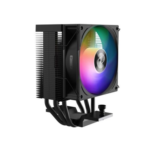 Кулер для процессора PCCooler R300 ARGB BK S115X/1200/1700/AM4/AM5 (TDP 150W, 90mm ARGB Fan, 3 тепловые трубки 6мм, 650-2200RPM, 28,3dBa)