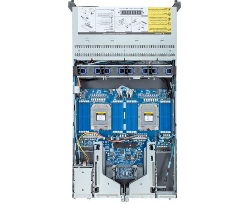 Шасси серверное Gigabyte Server Platform R283-Z91 Rev.3x / 2U / 2xAMD (9004/9005) / 2xHS / 24xDIMM / 12xLFF SAS/SATA + 2xSFF SAS/SATA + 3xM.2 PCIe Gen3 / 2x1GbE / 2xOCP 3.0 / 6xFHHL / 2x1600W / Rails Шасси серверное Gigabyte Server Platform R283-Z91 Rev.3x / 2U / 2xAMD (9004/9005) / 2xHS / 24xDIMM / 12xLFF SAS/SATA + 2xSFF SAS/SATA + 3xM.2 PCIe Gen3 / 2x1GbE / 2xOCP 3.0 / 6xFHHL / 2x1600W / Rails