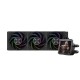 Система охлаждения/ Water Cooling System PCCooler DT360 ARGB Display BK  (300W, 360mm, LED temp., Black, ARGB/ Fans: 3x120mm, 83.83CFM, 3000RPM/ Pump height 62mm, 15dBA, 2600RPM, Rad thickness 27mm/ S: 1851, 1700, 1200, 115X, AM5, AM4)
