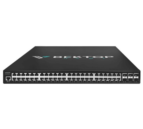 Управляемый коммутатор уровня 2 . 48 портов 100/1000BaseT, 6 портов 1/10GE SFP+ Управляемый коммутатор уровня 2 . 48 портов 100/1000BaseT, 6 портов 1/10GE SFP+