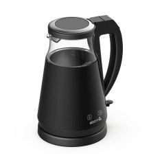 Electric Kettle DEM-SH90W Black, 1.7L, 1700W, thermostat 40-100°C