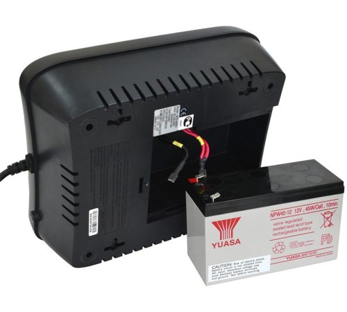 Источник бесперебойного питания Powercom Back-UPS SPIDER, Line-Interactive, LCD, AVR, 1100VA/605W, 8xSchuko outlets (4 surge & 4 batt), USB, black (1452054)